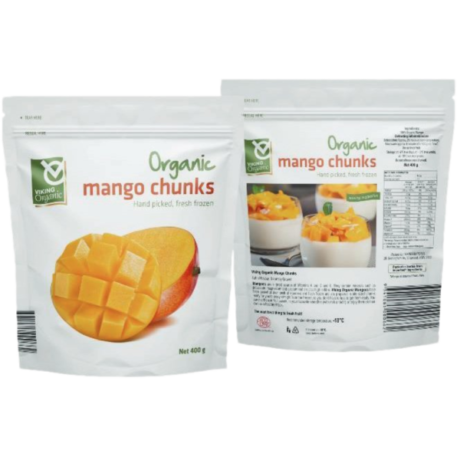 Viking Organic Mango Chunks Food Action