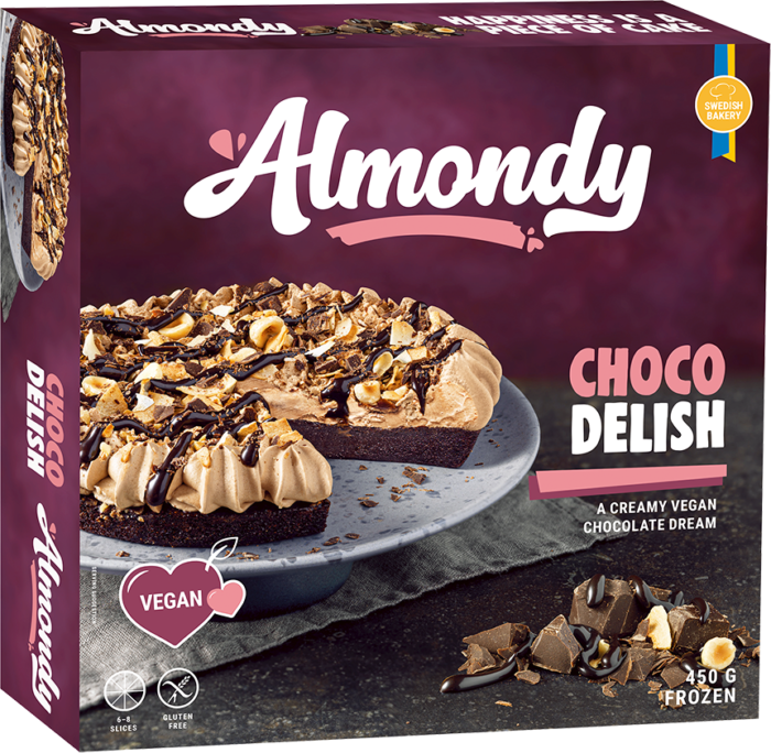 choco delish vegan cake almondy
