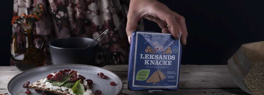 Leksands Knäckebröd 5 Their classic triangular crispbread Leksands Knäckebröd